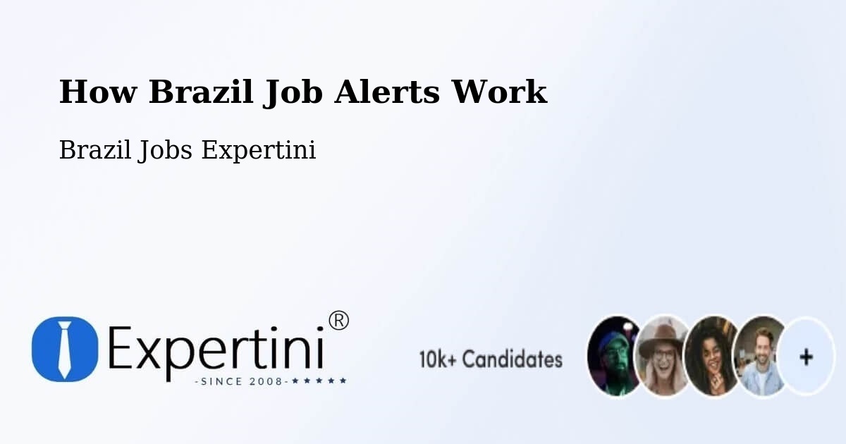 Job Alert System Overview – Macaíba - Brazil Jobs Expertini